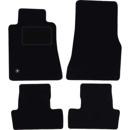Zwarte veloursmatten voor: Ford Mustang MK5 coupé (2004-2014)