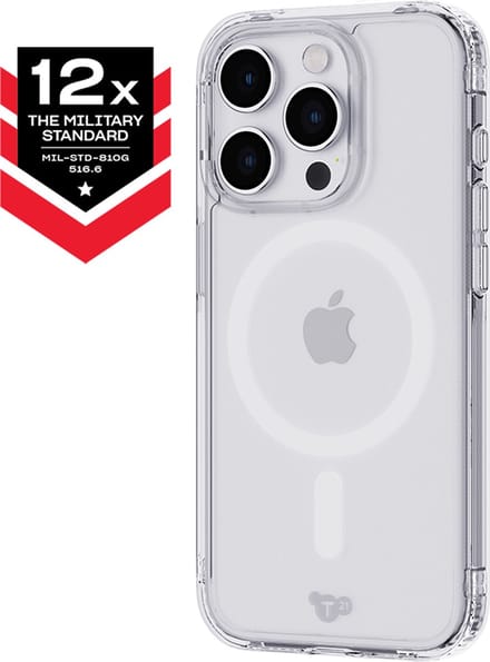Tech21 Evo Clear MagSafe iPhone 15 Pro Clear