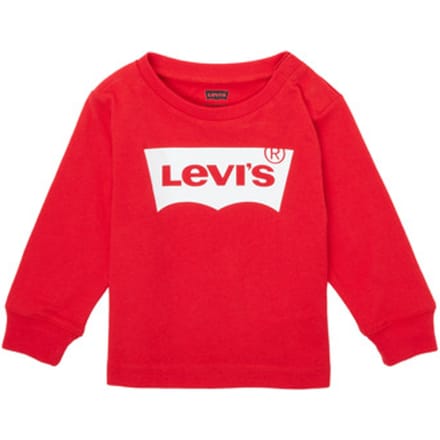Levi´s ® Kids Batwing T-shirt Met Lange Mouwen Rood 6 Months Kinderen