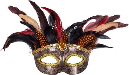 Boland - Masker Voodoo Marasa - Volwassenen - Voodoo - Halloween accessoire - Horror