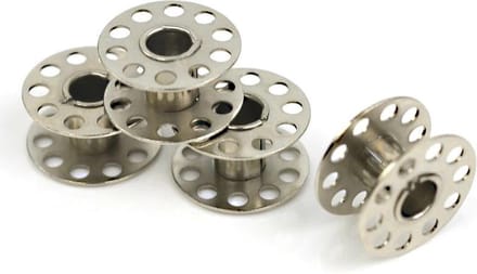 New Age Devi - 20 universele RVS spoeltjes - 2x1 CM - voor naaimachines