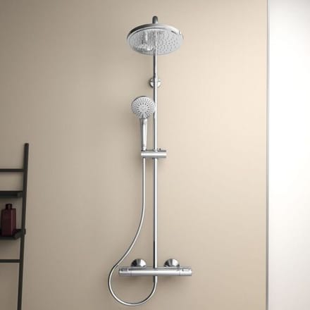 Ideal Standard T25 AP Shower System with Thermostat A7208AA