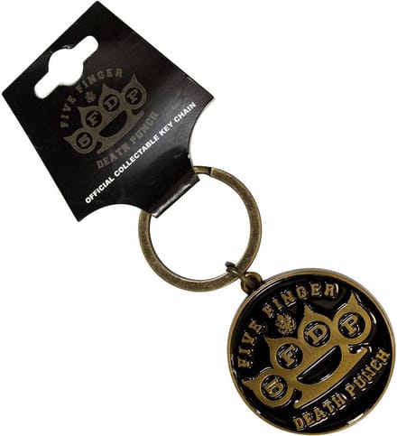 Five Finger Death Punch - Knuckle Sleutelhanger - Zwart