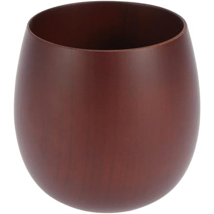 Traditionele Natuurlijke Houten Koffie Modder Dikbuik Houten Theekop black