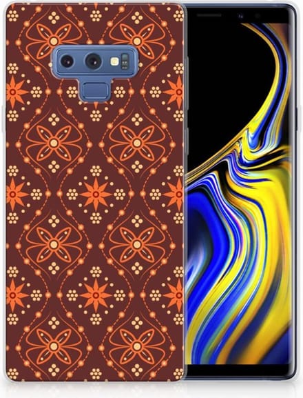 Samsung Galaxy Note 9 TPU bumper Batik Brown