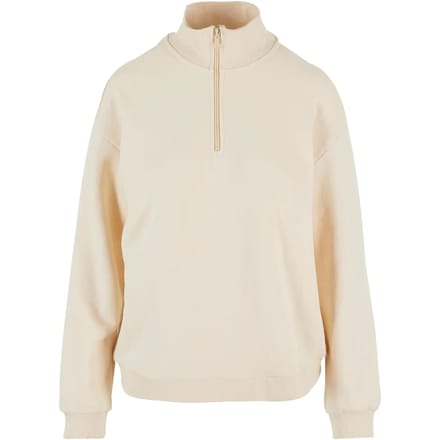 Urban Classics - Light Terry Troyer Sweater/trui - S - Beige