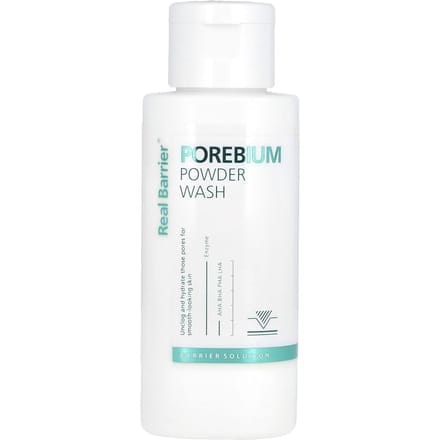 Real Barrier, Porebium Powder Wash, 1.76 oz (50 g) white
