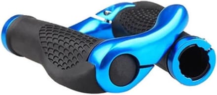 Fiets Handvatten - Stuur Handvatten - Comfortabel Fietsen - Ergonomisch Ontwerp - Universeel 22mm - Blauw