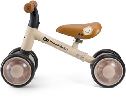 Kinderkraft CUTIE FLASH - Loopfiets - Lichtgewicht - Verstelbaar Zadel - Beige