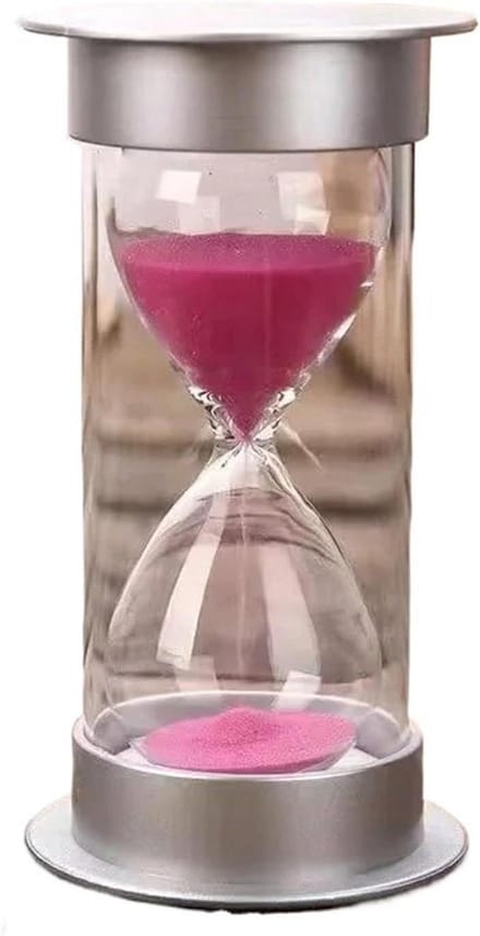 Zandloper Timer - Zandklok Ornament - Tijd Beheren - Rustige Herinnering - 2 stuks - Roze