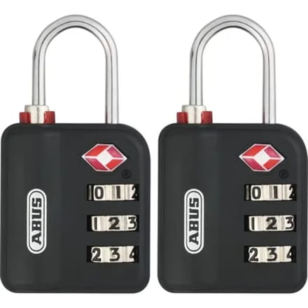 Abus Combinatieslot Tcp11/30 - Kunststof Voor Koffer - Behuizing 30mm - Set Van 2 Stuks