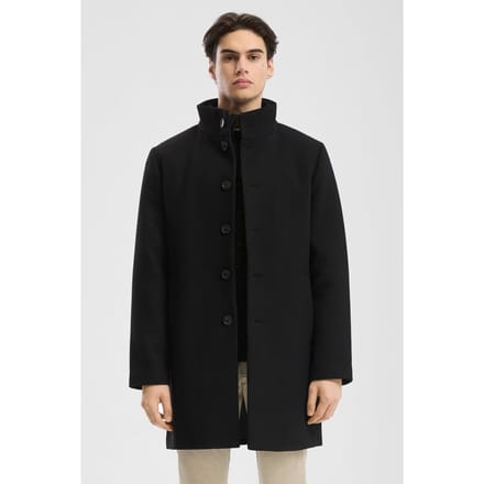 s.Oliver -qs Jackets Outdoor Black Größe: M | Einreihige Mäntel Outlet | Herren | Schwarz