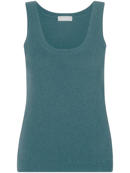 Gebreide top Van include turquoise