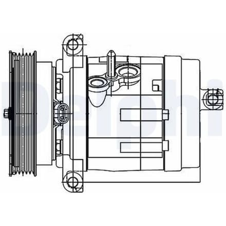 Airco-compressor DELPHI TSP0155984