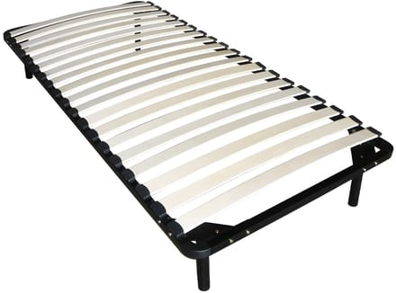 Vente-unique Set lattenbodem + schuimmatras met vormgeheugen PELOPS van YSMÉE - Dikte 15 cm - 90 x 200 cm
