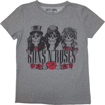 Guns N' Roses - Hell Group Dames T-shirt - M - Grijs