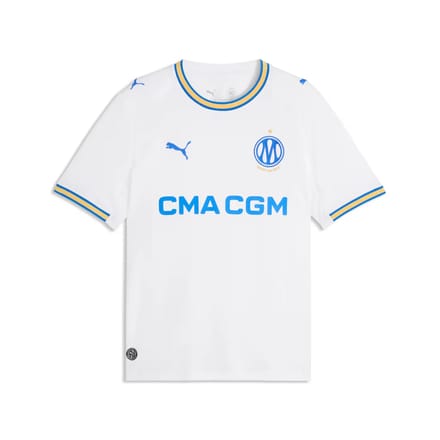 Puma Olympique De Marseille Home 26-27 Truien/Replica's Heren - Wit - Maat M - Poly Jersey