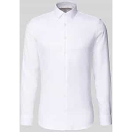 Super slim fit zakelijk overhemd met kentkraag