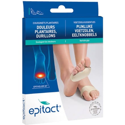 Epitact® Voetzoolkussentjes Pijnlijke Voetzolen - Eeltknobbels Medium 1 Verband(en)
