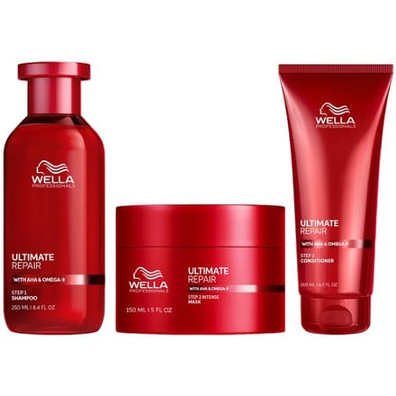 Wella Ultimate Repair Shampoo 250ml + Conditioner 200ml + Mask 150ml
