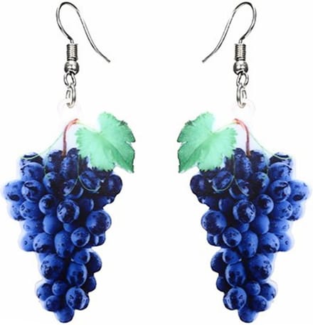 Fako Bijoux® - Oorbellen - Groente & Fruit - Druiven