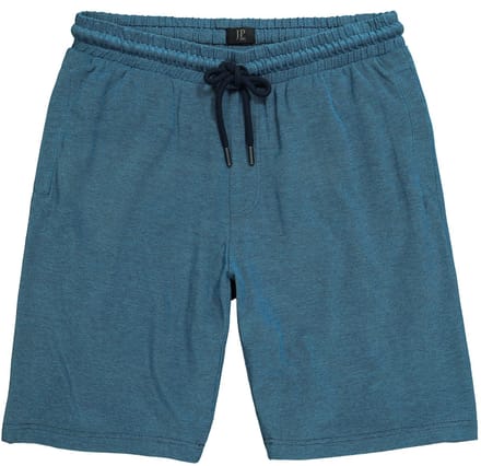 JP 1880 - Heren - bermuda TwoTone piqué elastische tailleband Relaxed Fit - Navy blauw - Maat 8XL