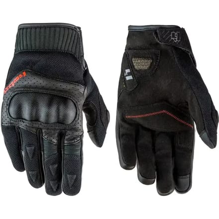 Zomer lederen motorhandschoenen Hebo DSU