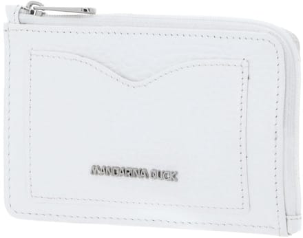 MANDARINA DUCK Leren kaarthouder Mellow Leather Credit Card Holder Blanc wit