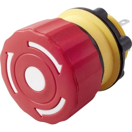 TRU COMPONENTS TC-LAS1-A22Y-01TSB Noodstopschakelaar 250 V/AC 3 A 1x NC IP65 1 stuk(s)
