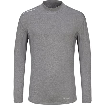 Sondico Heren-basislaagshirt met hoge kraag (Grijs)