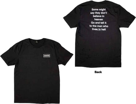 Oasis - Some Might Say Lyric Heren T-shirt - L - Zwart