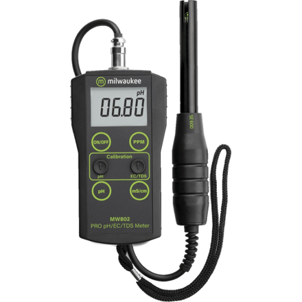 Milwaukee MW802 PRO 3-in-1 - pH / EC / TDS Combo meter