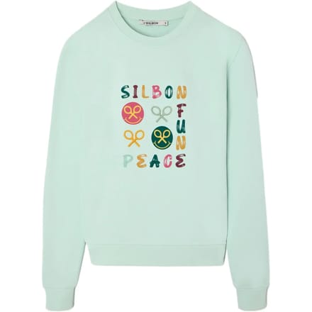 Sweatshirt met leuke en vredige print voor dames Silbon
