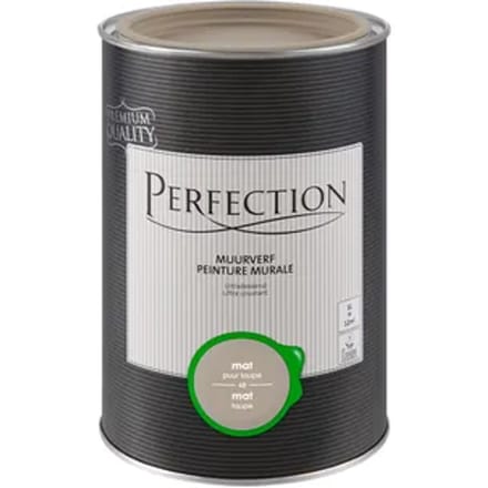 Perfection Ultradekkend Muurverf - Mat - Taupe - 1l