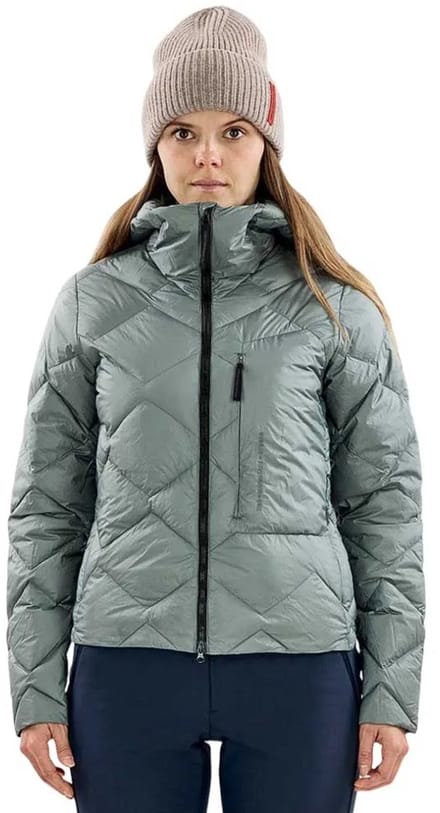 The Mountain Studio Ultralight Hood Gore-tex® Donzen Jas Groen XS Vrouw