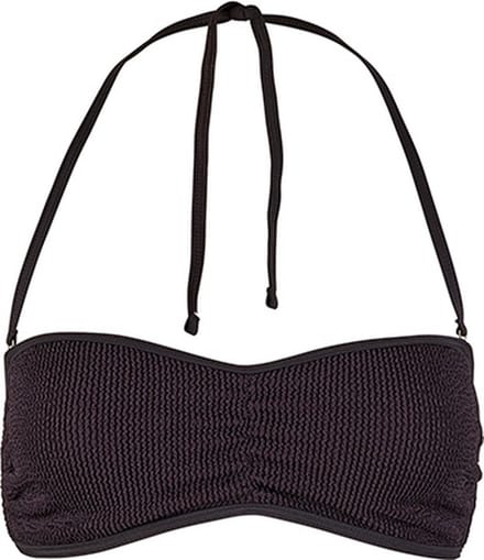 BECO crinkle bikini topje - B-cup - zwart - maat 40
