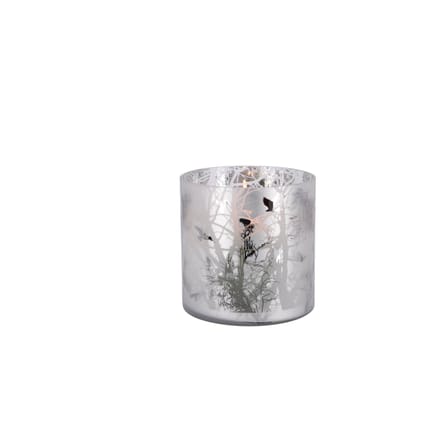 Ptmd theelichthouder winty white xl 15 cm