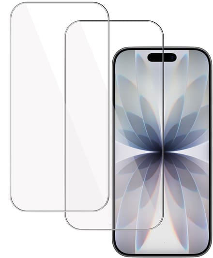 2x TechNow Screenprotector geschikt voor iPhone 17 Screenprotector - Gehard Glas - Rounded - Proteqt+