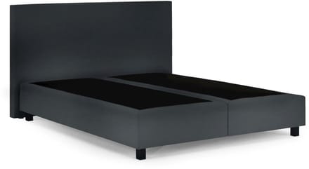 Boxspring Essential - 180x220 Zonder matras - Antraciet Glad - BG Homestyling