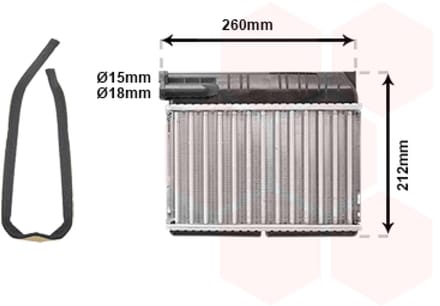 Van Wezel - KACHEL RADIATEUR VOOR BMW 3 E36 1990-2000 1393212