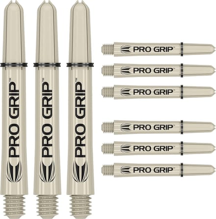 Dart Shafts - Dart Accessoires - Precisie Werpen - Optimale Grip - Inbetween Lengte - Zandkleur