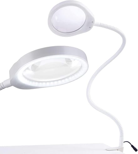 Vergrootglas met Verlichting - Loeplamp - Vergrootspiegel Led - Wit