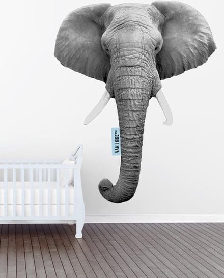 Muursticker olifant