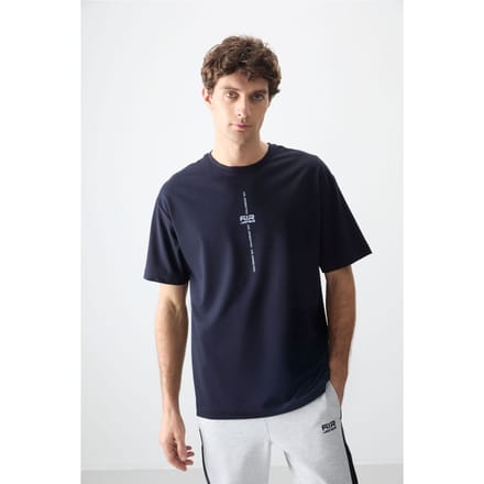 Oversized Geprinte Crew Neck T-shirt