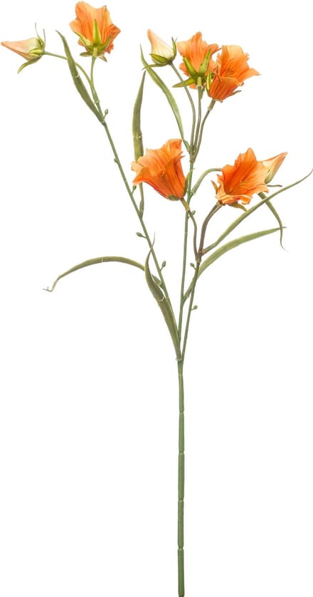 Emerald - Kunstbloem Klokje 65cm oranje - Kunstplant voor binnen
