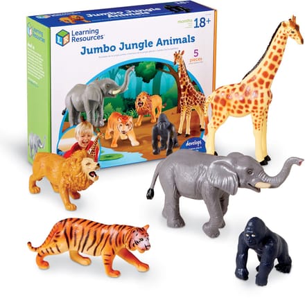 Learning Resources Jumbo Jungledieren - Speelfiguren - vanaf 18 maanden