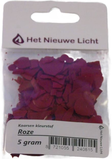 Het Nieuwe Licht ® - Kaarsen kleurstof - ROZE- 5 gram