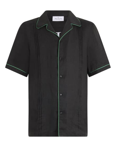 Linen Bowling Shirt Plein Tennis