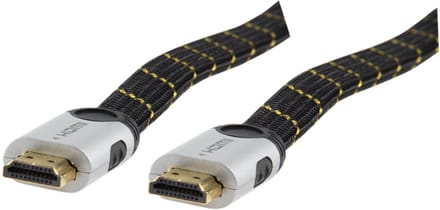 HDMI 1.3 Platte Kabel met Metalen Plug, 1.5m