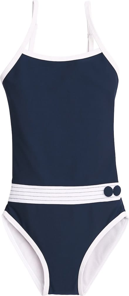 Badpak met 2 knoppen Navy 152-158